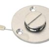 Drain plug with screw closure and slot drive A4 iD=19mm