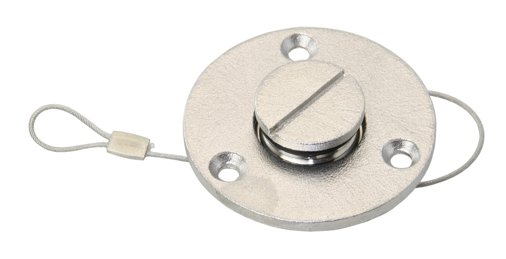 Drain plug with screw closure and slot drive A4 iD=19mm 1 Drain plug with screw closure and slot drive A4 iD=19mm