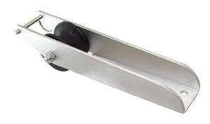Bow roller A2 with rubber roller, 280x56mm