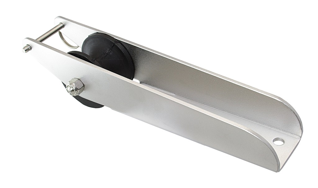 Bow roller A2 with rubber roller, 280x56mm 1 Bow roller A2 with rubber roller, 280x56mm