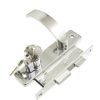 Mortise lock with door handle and cylinder lock. Stainless steel/brass right, exterior 3 ek12403sl 1