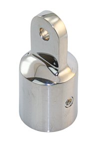 Pipe end cap A4 for 20mm pipe, eye 6.6mm