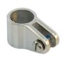 Reinforced pipe joint with 2 A4 threaded screws for 25mm pipe, M6 screw 3 ek14 5