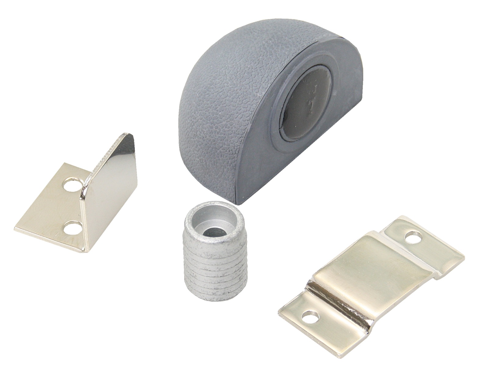 Door stop, magnetic EPDM/stainless steel 50x33mm 1 Door stop, magnetic EPDM/stainless steel 50x33mm
