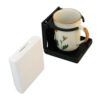Foldable wall-mounted drink holder, plastic, black 3 ek17016bw
