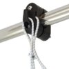 Railing rope hook, plastic, for railings 22-25mm, black 3 ek17362