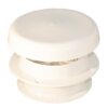 Mushroom vent, plastic, installation dimension 101mm, white 3 ek17480