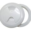 Inspection cover with screw closure, fully covering, PP, 127mm, white 2 ek17547 1