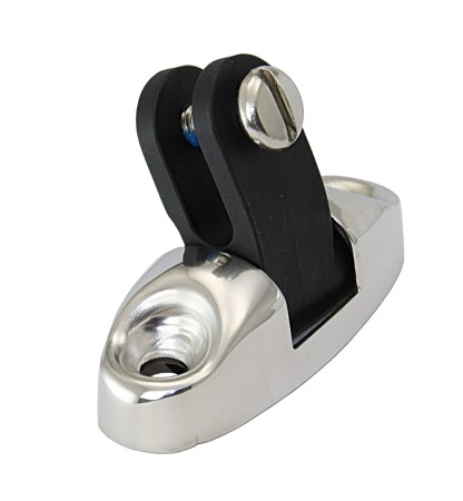 Convertible top hinge with nylon fork, A4 screw, 6mm inch, black 1 Convertible top hinge with nylon fork, A4 screw, 6mm inch, black