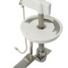 Floor lifter rotary lock nylon/GRP 75mm, with 6-sided mount