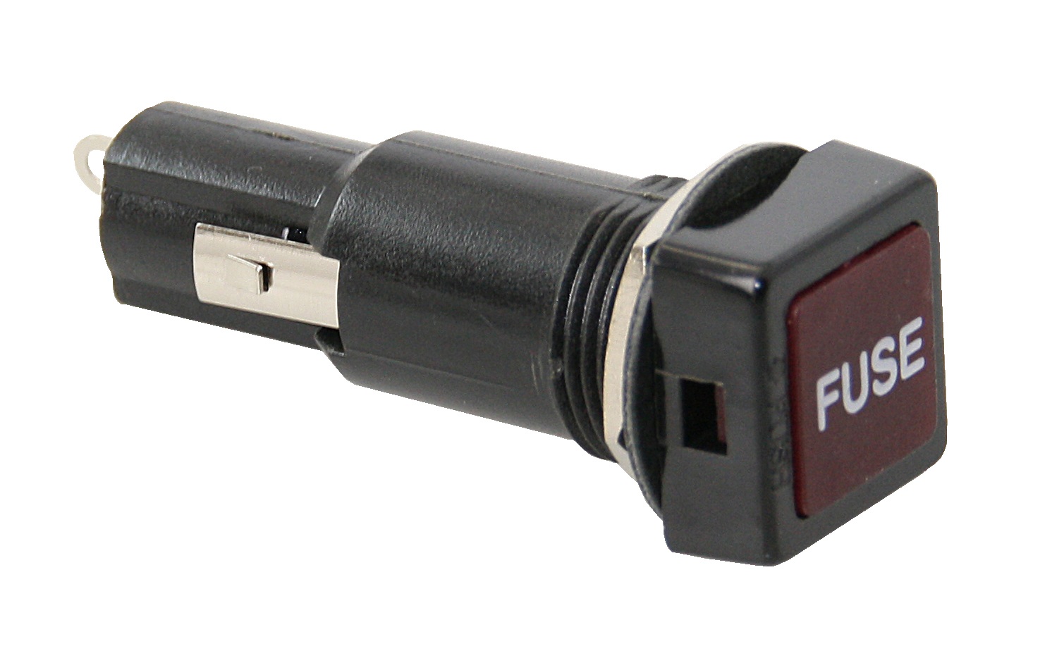 Fuse holder for 6x30mm miniature fuses and horizontal switch panels 1 Fuse holder for 6x30mm miniature fuses and horizontal switch panels