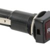 Fuse holder for 6x30mm miniature fuses and vertical switch panels 3 ek20018
