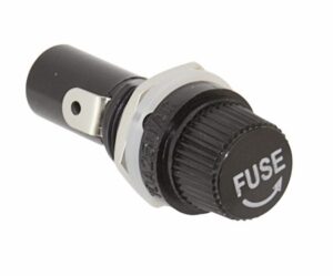Screw-in fuse holder for 6x30mm miniature fuses