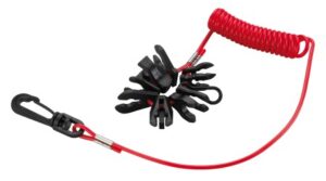 Emergency stop coiled cable with 10 different connectors, SB pack
