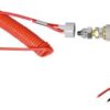 Emergency stop switch for 12V 15A battery ignition with coiled cable 2 ek20481c