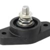 Grounding point/ground distributor nylon/stainless steel/brass M10 1-pole, pin M10 2 ek20711