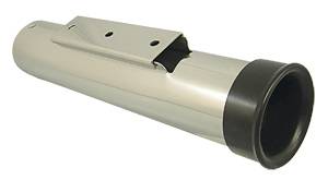 Fishing rod holder with removable wall bracket, stainless steel, 250mm
