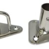 Railing foot screwed through A2 for 25m pipe, 0° 2 ek21800 1