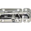 AISI316 precision cast iron bolt latch, approx. 94mm long