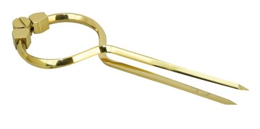 One-handed marine compass, polished brass, 200mm 1 One-handed marine compass, polished brass, 200mm
