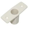 Rudder fork socket for installation, nylon, for 19mm pin, white