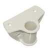 Rudder fork base for edge mounting, nylon, for 19mm pin, white 2 ek27052