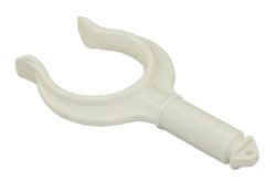 Nylon oarlock for 50mm oars, pin 19x53mm, white