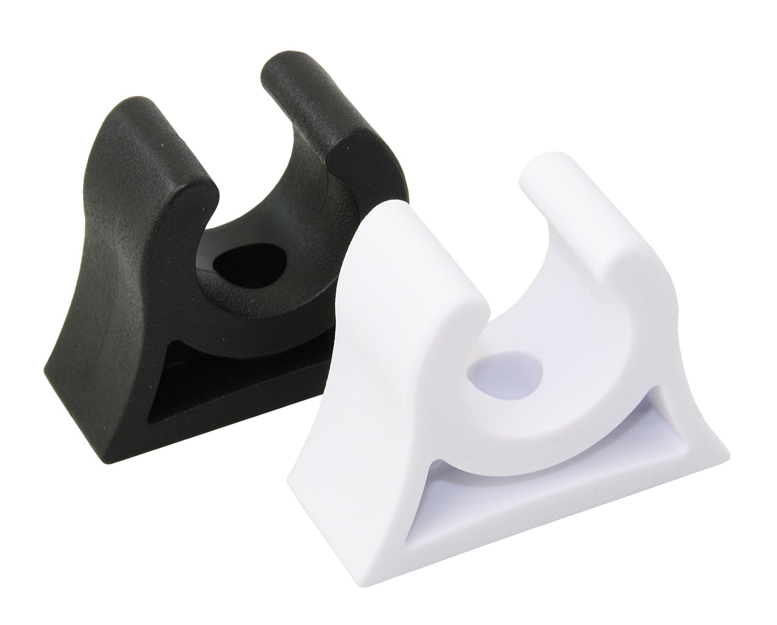 PP/EPDM pipe clamp for 25mm pipe, black, 2 pcs. SB pack 1 PP/EPDM pipe clamp for 25mm pipe, black, 2 pcs. SB pack