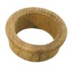 Finger catch pass-through, teak wood, 40x13mm 2 ek28330