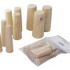 Leak plug set, conical emergency plugs wood 19-50mm 9pcs. 3 ek2893x 1