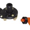 Battery switch 12/24V 75A black/red with cover cap 2 ek30040w