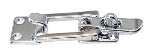 Toggle latch with hook plate, 90° MsCr 90mm SB-Pack