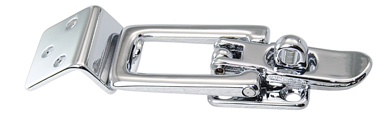 Tension lock with hook plate, 90° MsCr 90mm 1 Tension lock with hook plate, 90° MsCr 90mm