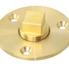 Replacement screw cap with square drive, brass, for drain plug EK32590