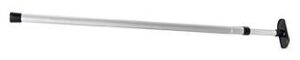 Telescopic tarpaulin support, aluminum, 900-1600mm with plastic cap