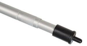 Telescopic tarpaulin support, aluminum, 1000-1800mm with eyelet tip