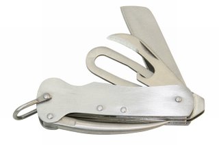 Sailor's knife/folding knife, stainless steel blade, 58mm, black 1 Sailor's knife/folding knife, stainless steel blade, 58mm, black