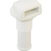 Nylon tank vent for 16mm hose, 0° white 2 ek37105w