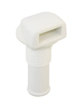 Nylon tank vent for 16mm hose, 0° white