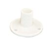 Antenna holder with base plate, round nylon 70mm, 1'-14 UNS