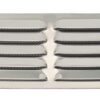 Rectangular louvered panel with fly screen A2 152x76mm, 2x5 slots 2 ek41412a