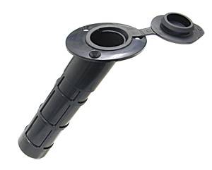 Fishing rod holder for installation 60° ABS 250mm, with rubber cap 1 Fishing rod holder for installation 60° ABS 250mm, with rubber cap