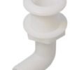 Through-hull fitting Acetal 1' white 90° angle 3 ek47643 1