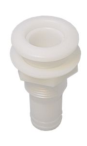 Through-hull Acetal 1/2' white