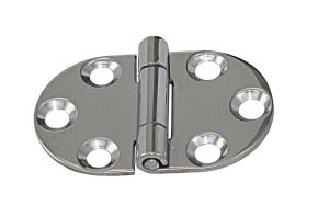 Hinge, stamped, symmetrical. A2 48x30x1.5mm 1 Hinge, stamped, symmetrical. A2 48x30x1.5mm