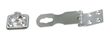Overlap hinge with eye plate, rotatable A2 64+33x24mm 1 Overlap hinge with eye plate, rotatable A2 64+33x24mm