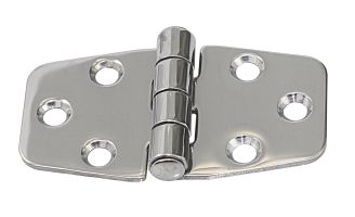 Hinge, stamped, symmetrical. A2 72x38.5x2.0mm 1 Hinge, stamped, symmetrical. A2 72x38.5x2.0mm