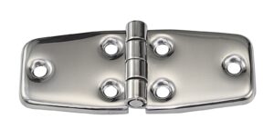 Hinge, deep-drawn, symmetrical A2 100x40.5x2.0mm