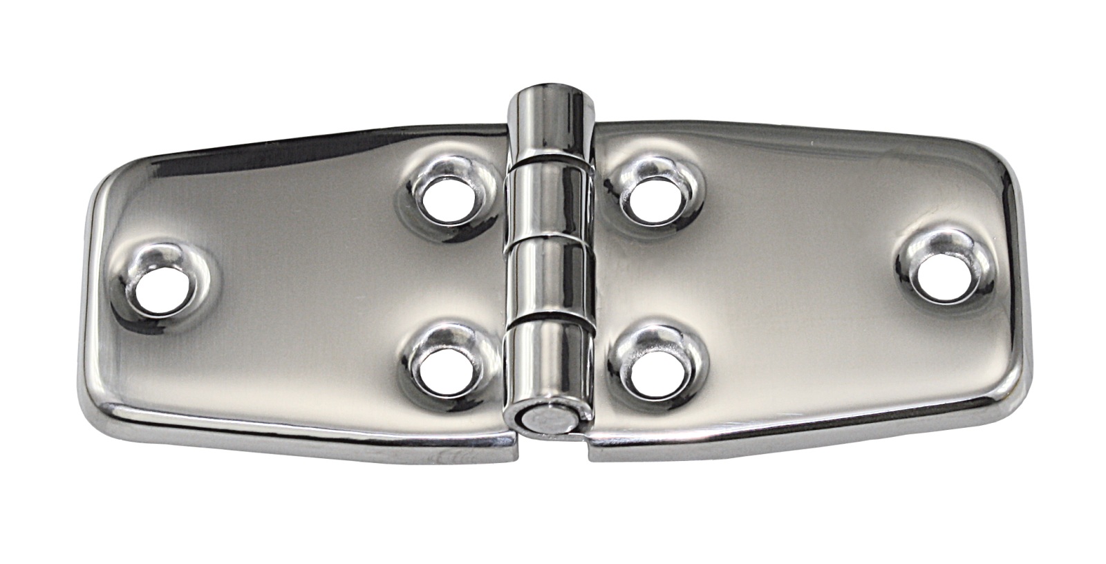 Hinge, deep-drawn, symmetrical A2 100x40.5x2.0mm 1 Hinge, deep-drawn, symmetrical A2 100x40.5x2.0mm