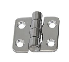 Hinge, stamped, symmetrical. A2 40x40x2.0mm